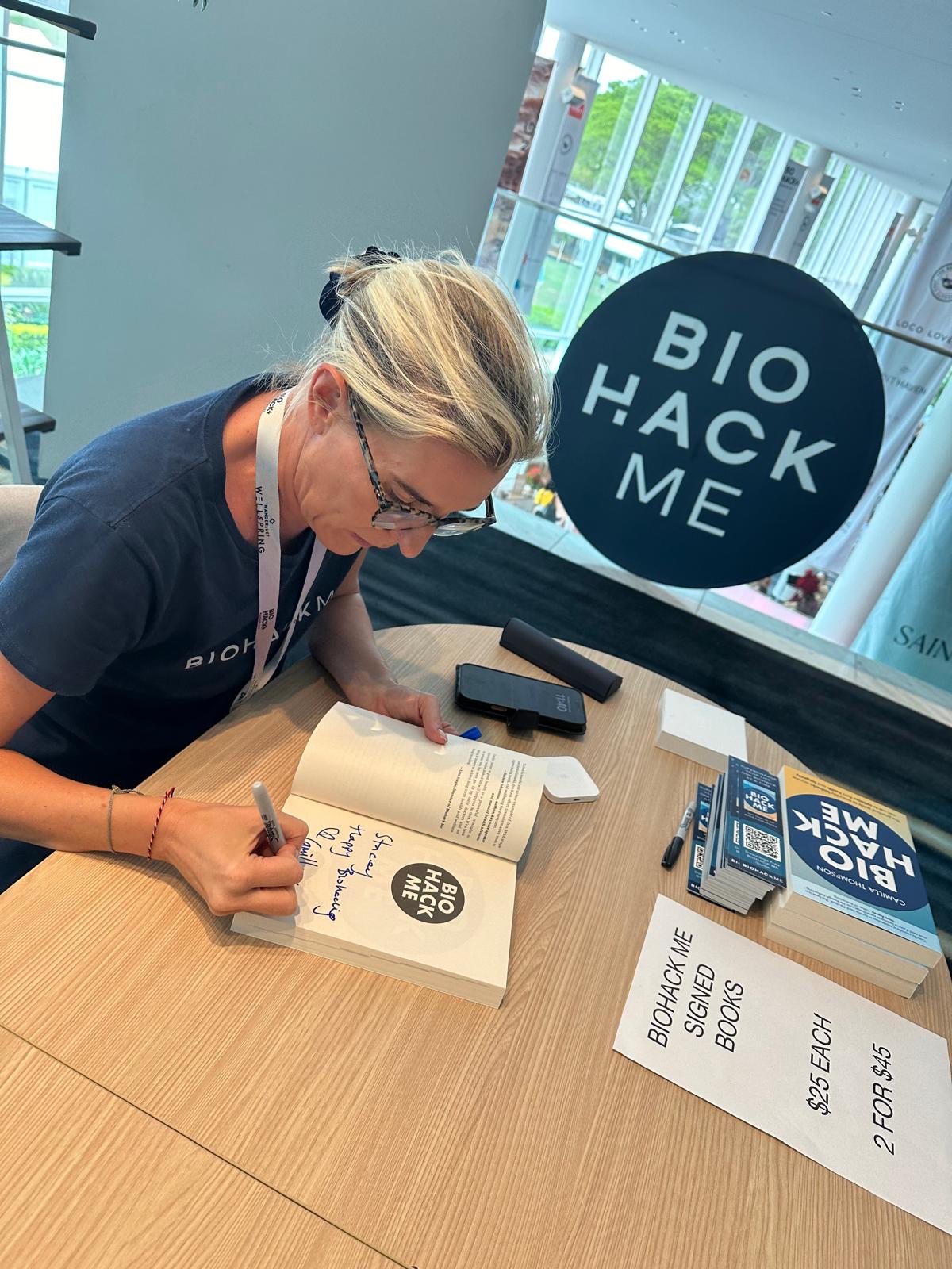 Book signing event